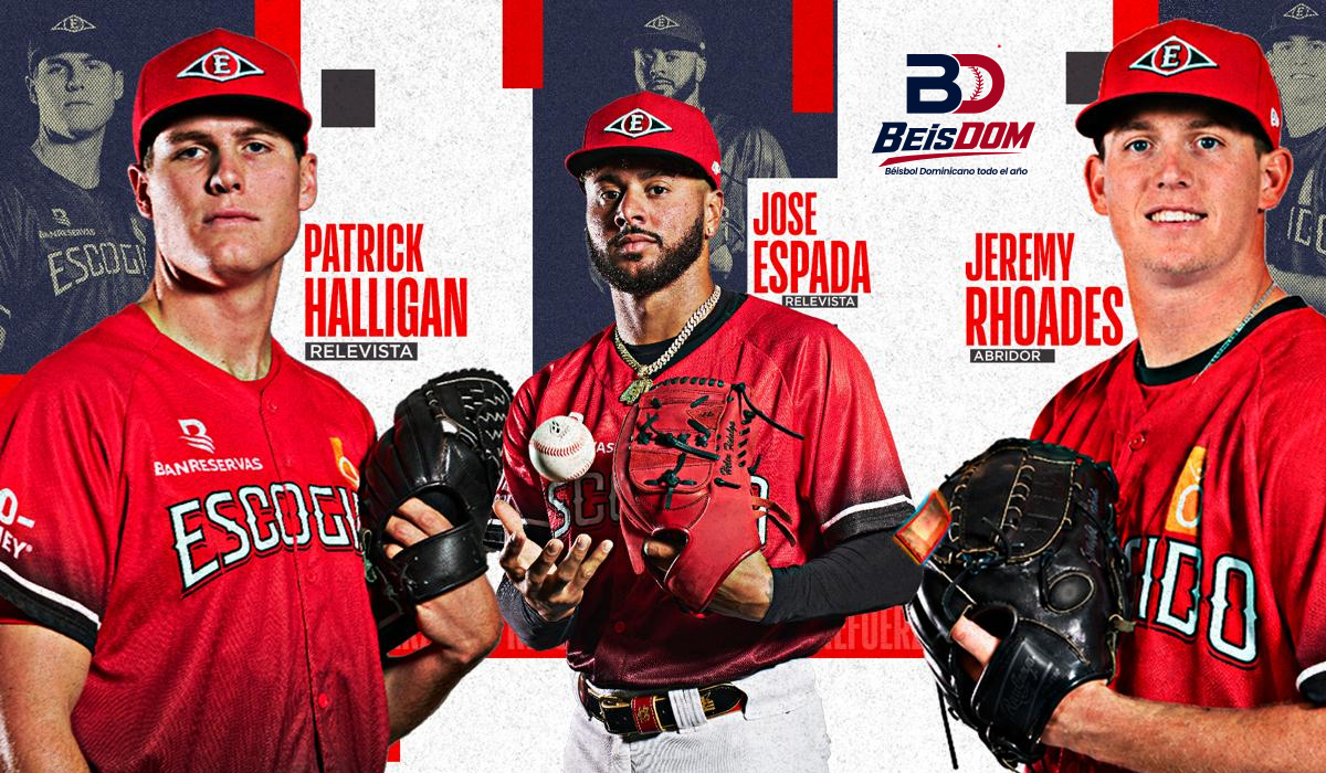 Leones del Escogido refuerzan su pitcheo con Jeremy Rhoades, Patrick Halligan y José Espada