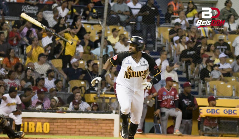Águilas Cibaeñas vencen 4-1 a Gigantes del Cibao y consiguen su primera victoria